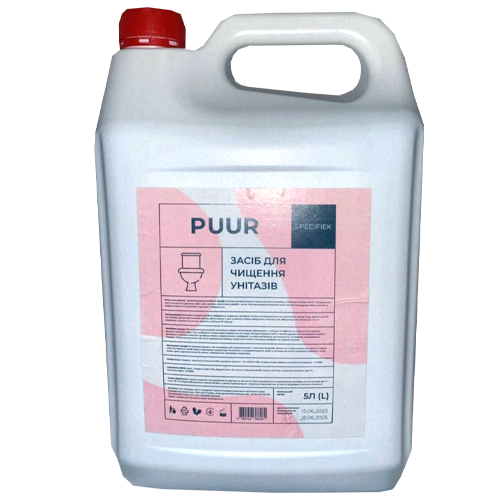 Засіб для чищення унітазів ТМ PUUR SPECIFIEK (5л )